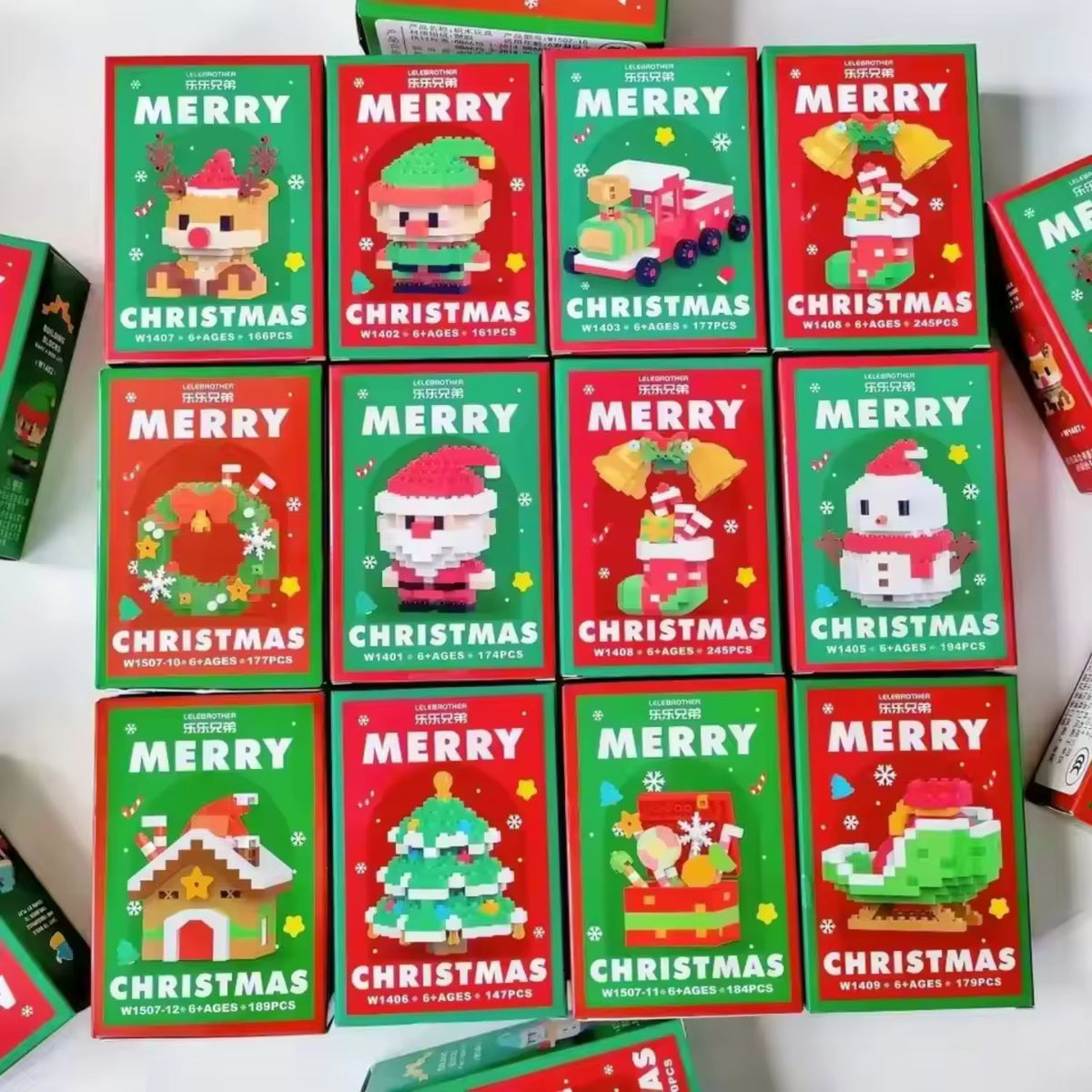 MerryBuilders - Christmas Building Block Figures