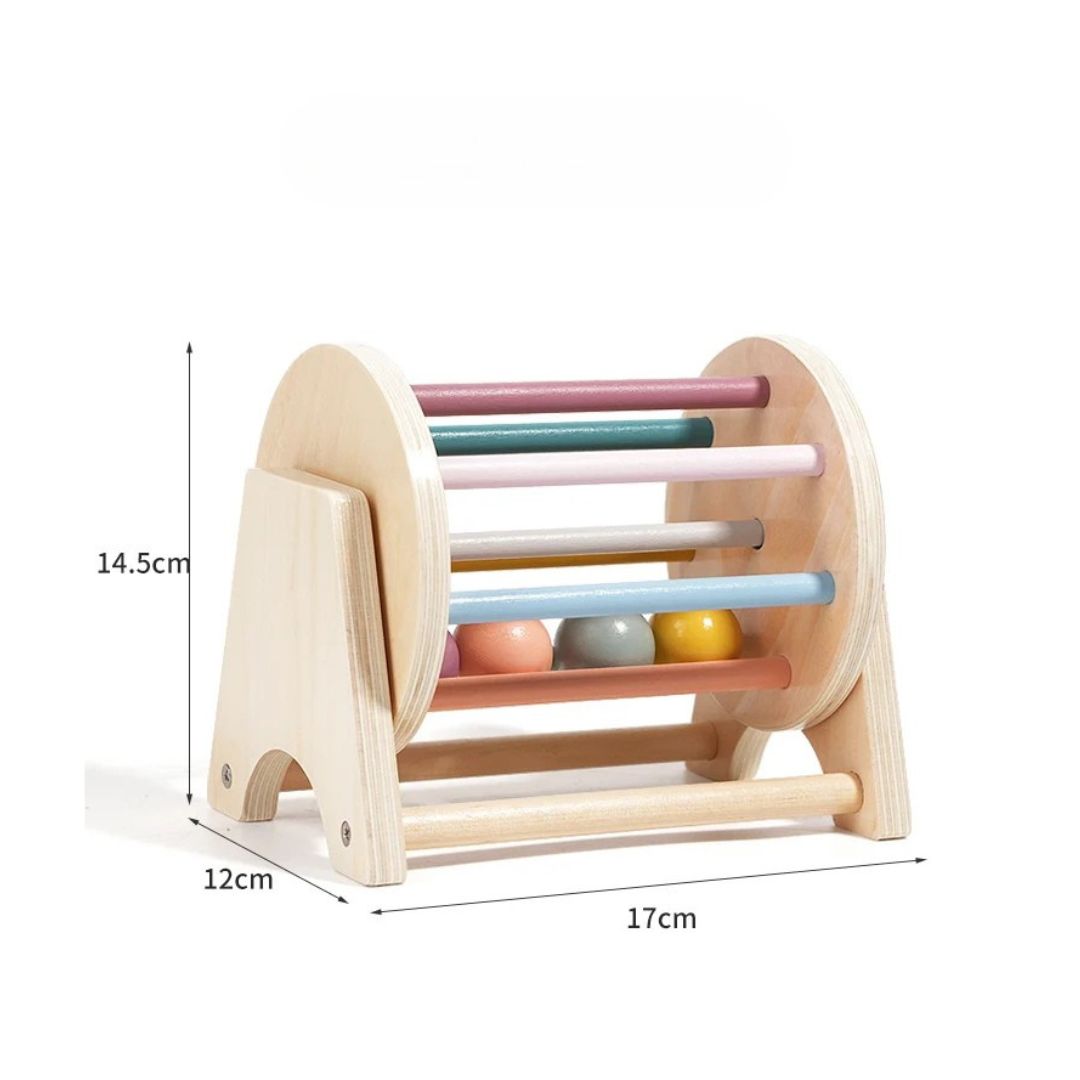 Montessori Drum with Wooden Balls