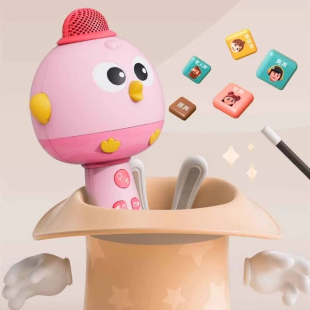 CluckyMic - Musical Microphone Toy for Kids