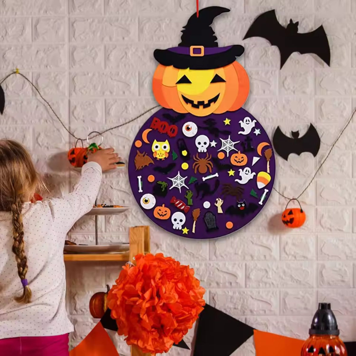 PumpkinMagic - DIY Halloween Felt Witch