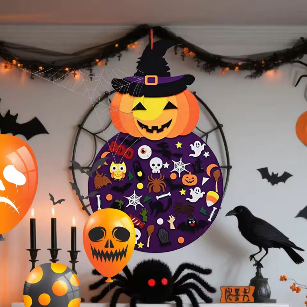 PumpkinMagic - DIY Halloween Felt Witch