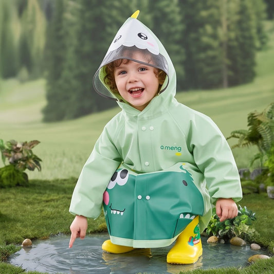 Waterproof Children’s Rain Jacket in Animal Design