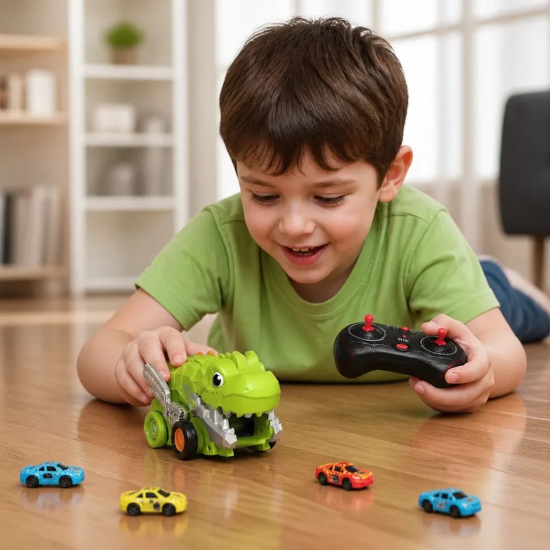 RumbleRex - Dinosaur Truck with Car Chomping Action