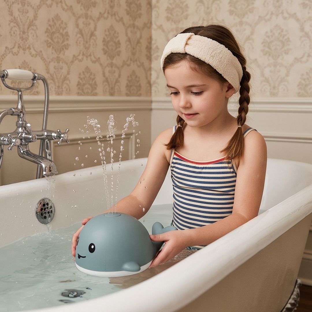SplashWhale - Light-Up Whale Bath Toy