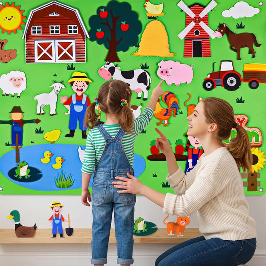 FeltBuddies - Interactive Felt Learning Board