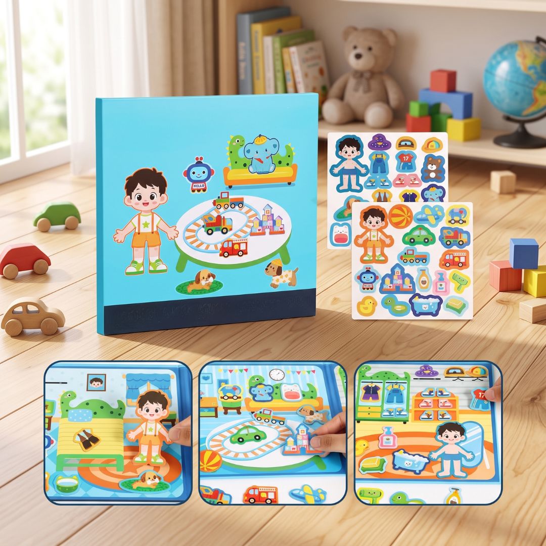 MagnaBook - Magnetic Quiet Activity Book