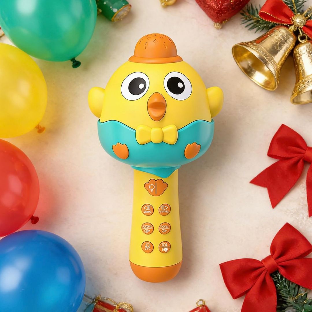 CluckyMic - Musical Microphone Toy for Kids