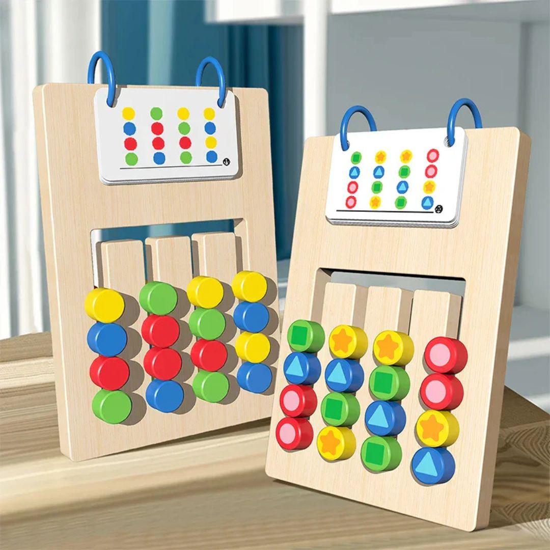 Montessori Colours & Shapes Logic Game