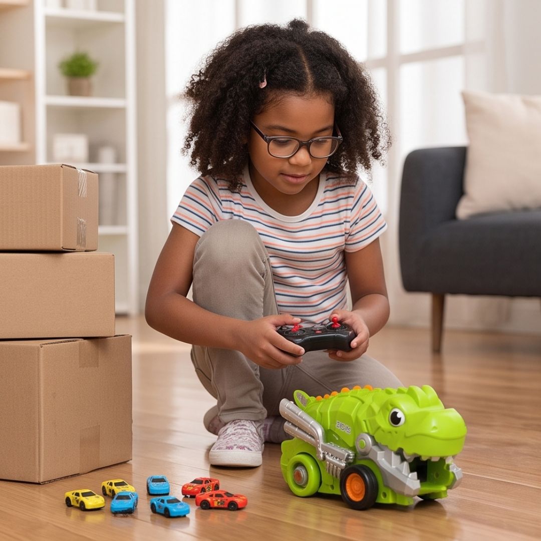 RumbleRex - Dinosaur Truck with Car Chomping Action
