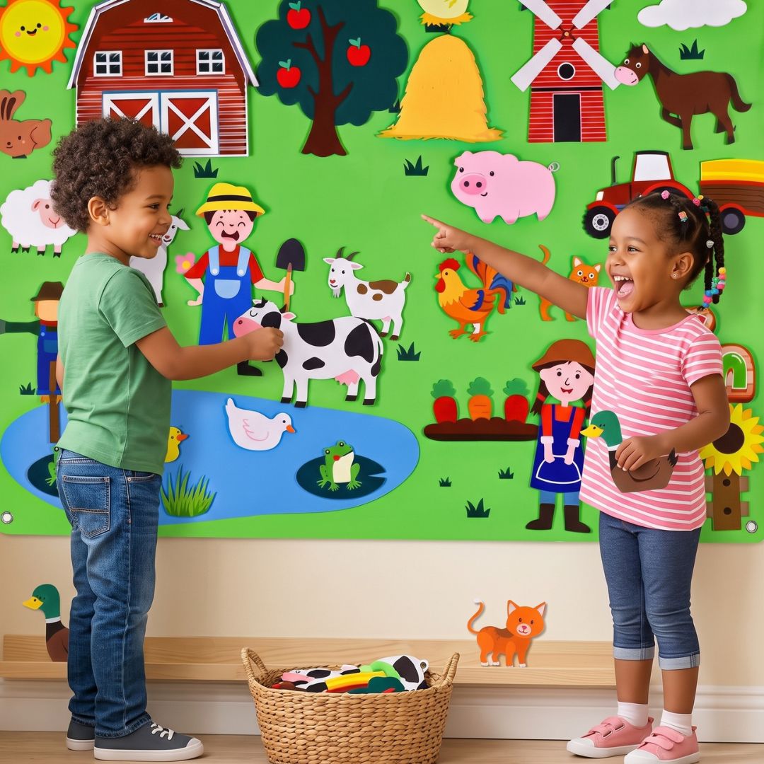 FeltBuddies - Interactive Felt Learning Board