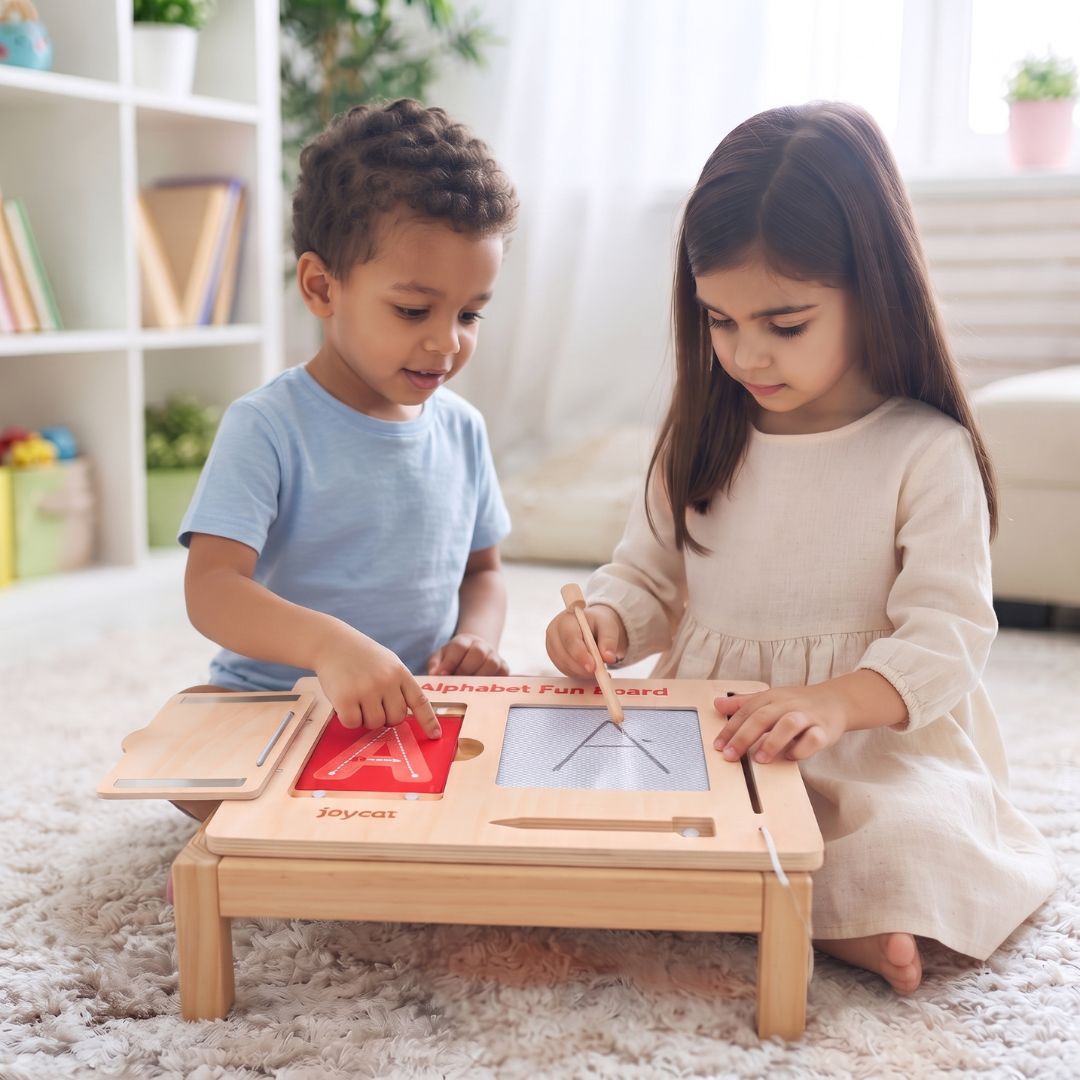 TraceMate - Wooden Letters & Numbers Learning Board