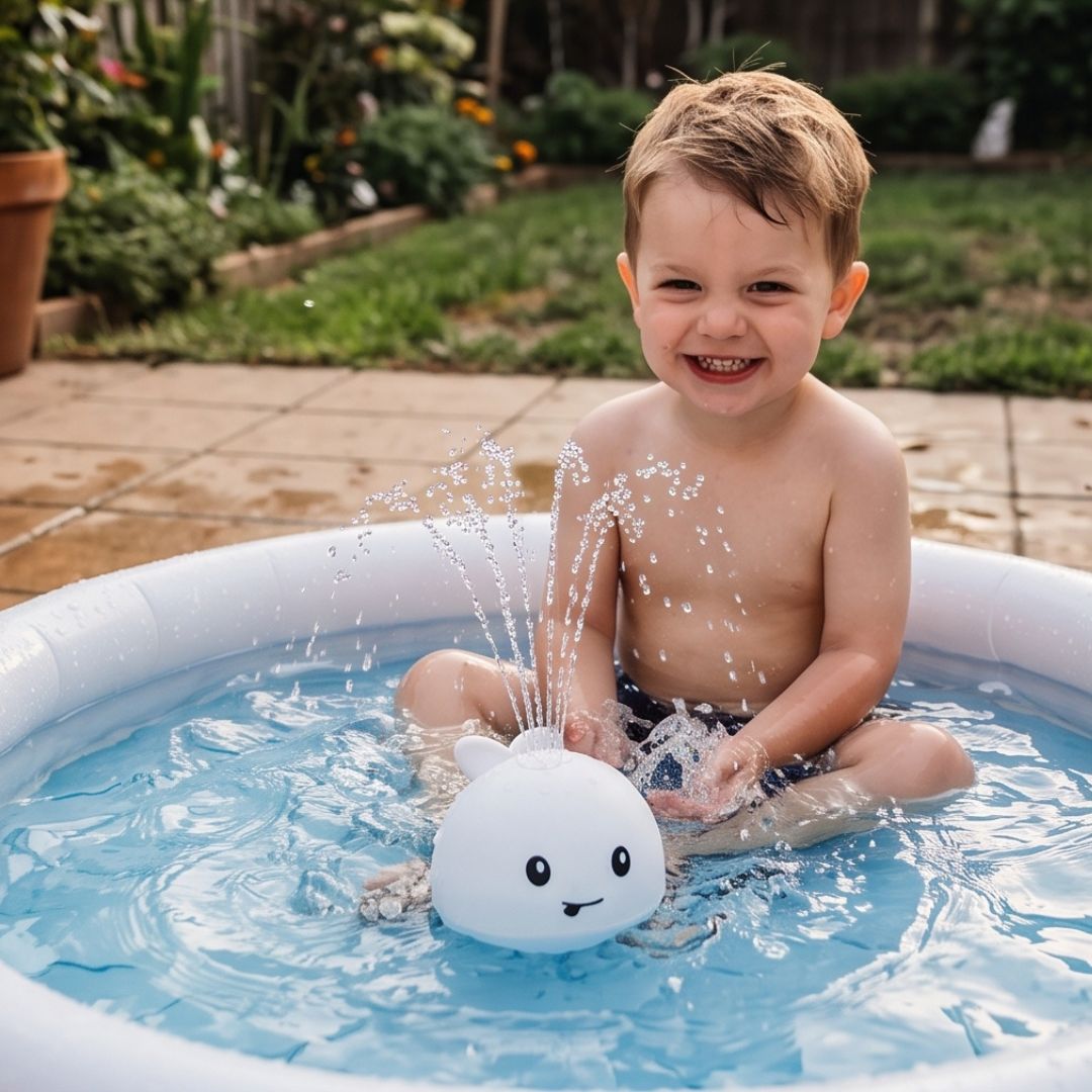 SplashWhale - Light-Up Whale Bath Toy