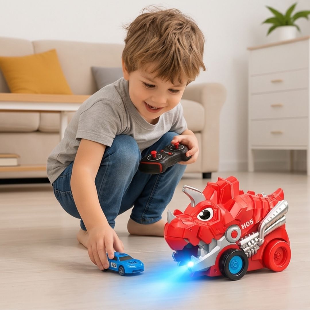 RumbleRex - Dinosaur Truck with Car Chomping Action