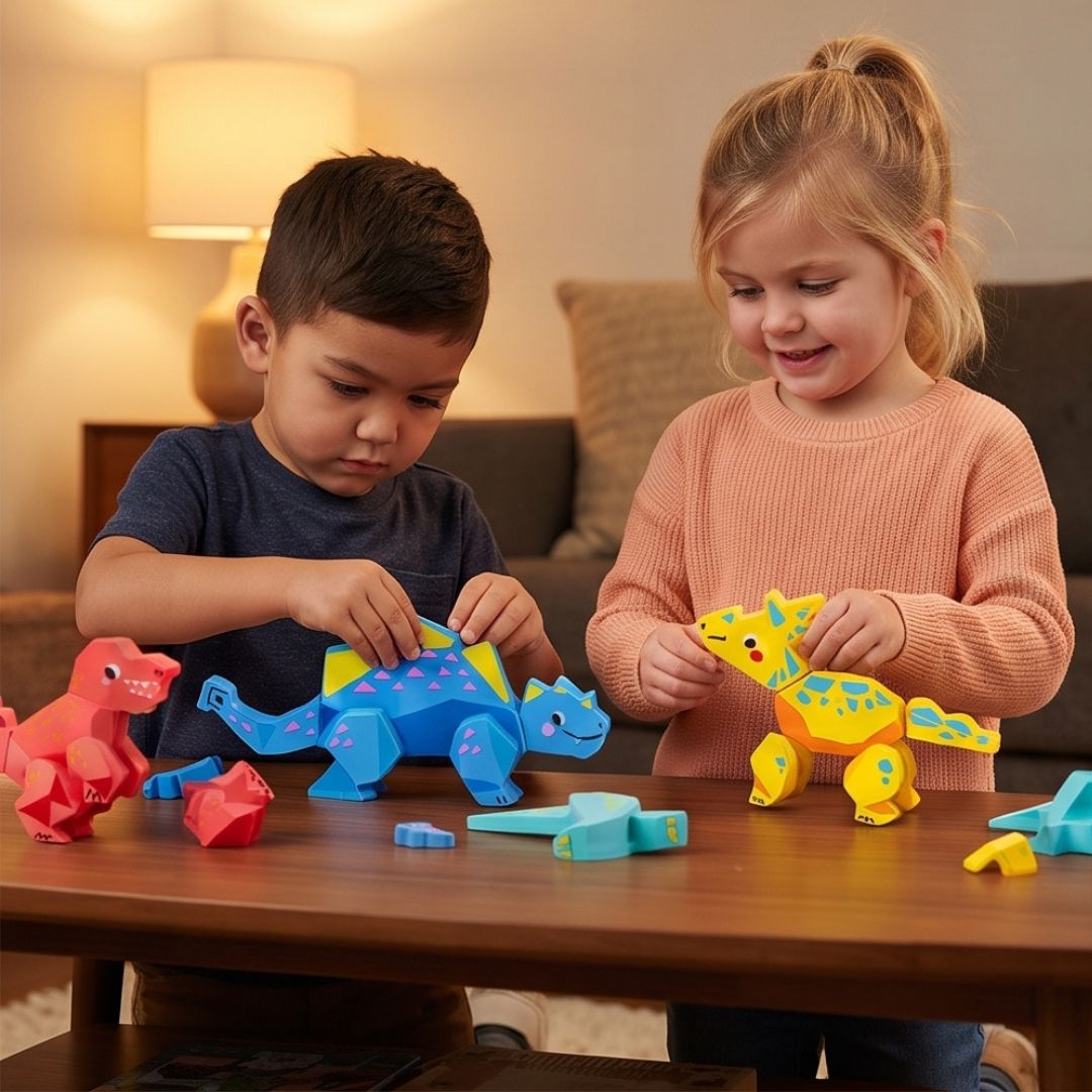 MagnaRex - Magnetic Dinosaur Building Set