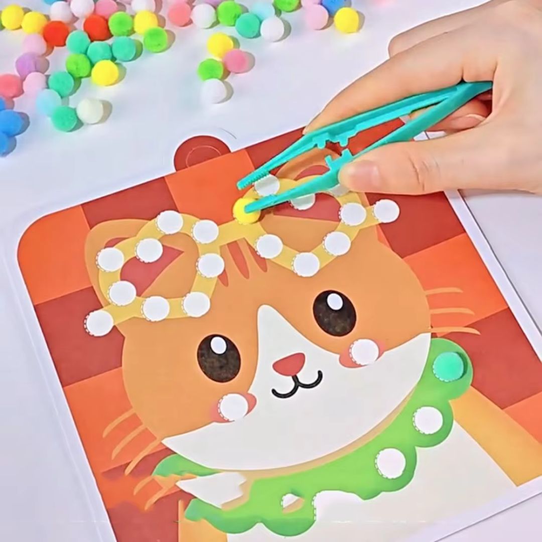 FuzzyBuddies - Pom Pom Animal Craft Kit