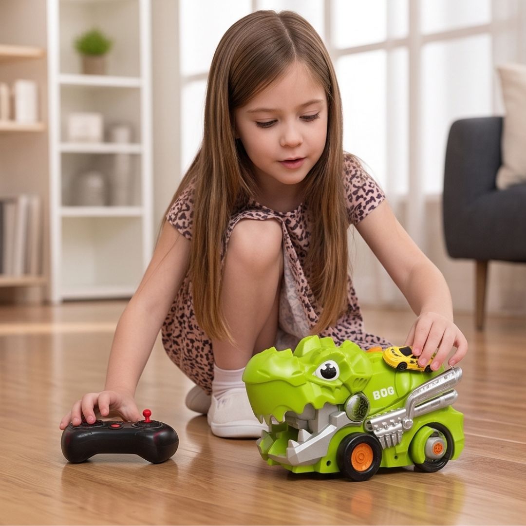 RumbleRex - Dinosaur Truck with Car Chomping Action