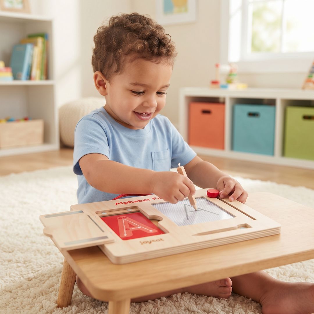 TraceMate - Wooden Letters & Numbers Learning Board