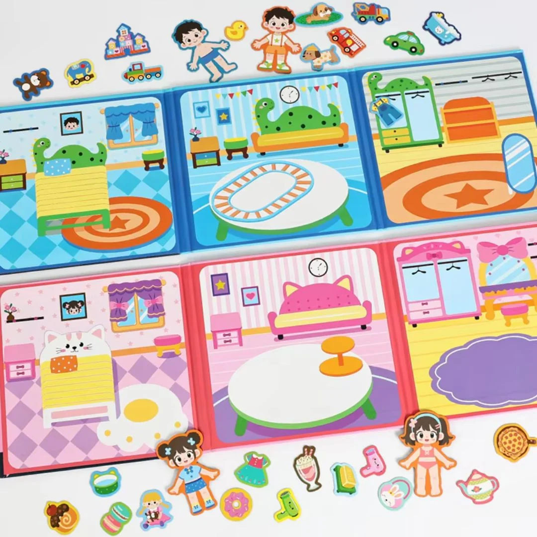 MagnaBook - Magnetic Quiet Activity Book