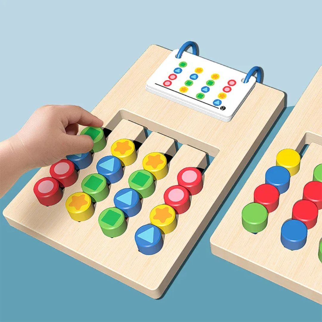Montessori Colours & Shapes Logic Game