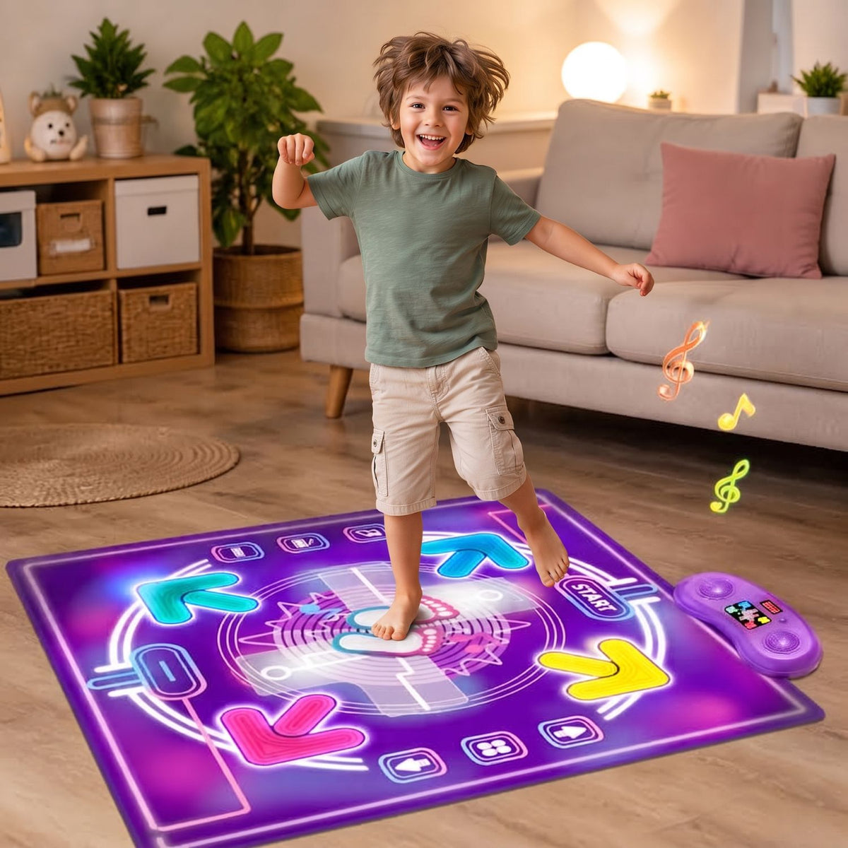DanceGlow - Interactive LED Musical Dance Mat