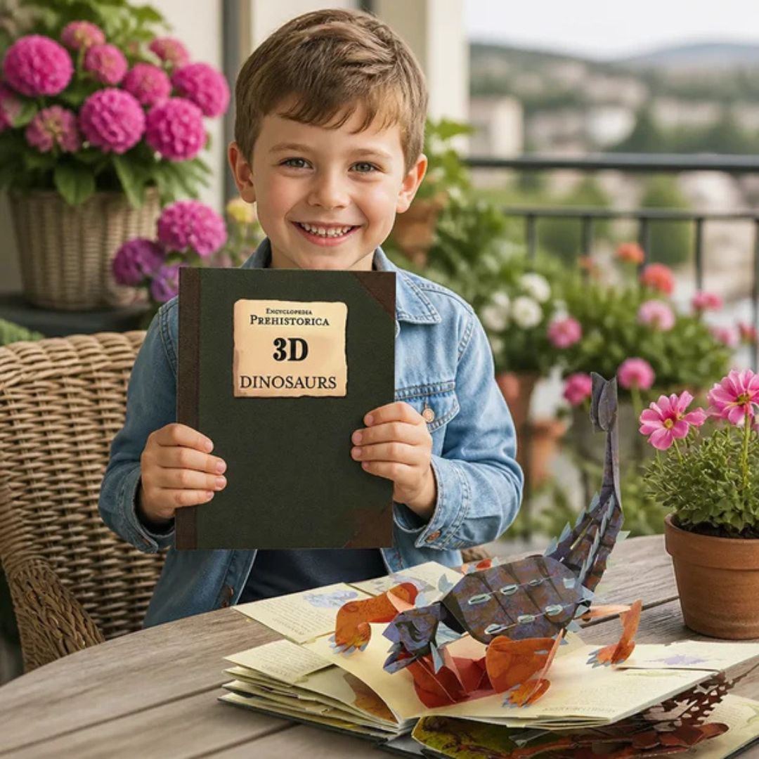 Kids 3D Dinosaur Pop Up Book