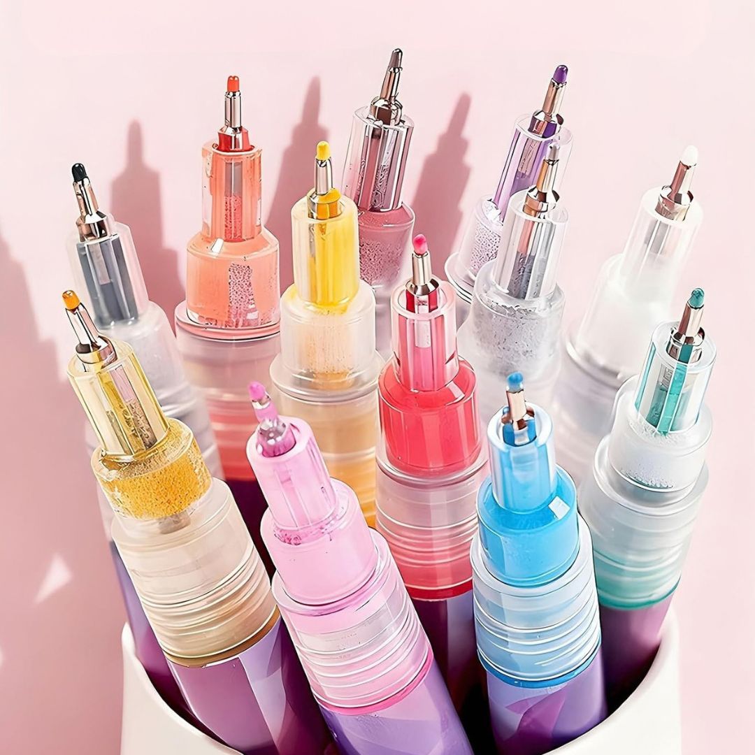NailPop - 12-Colour Nail Art Pen Set