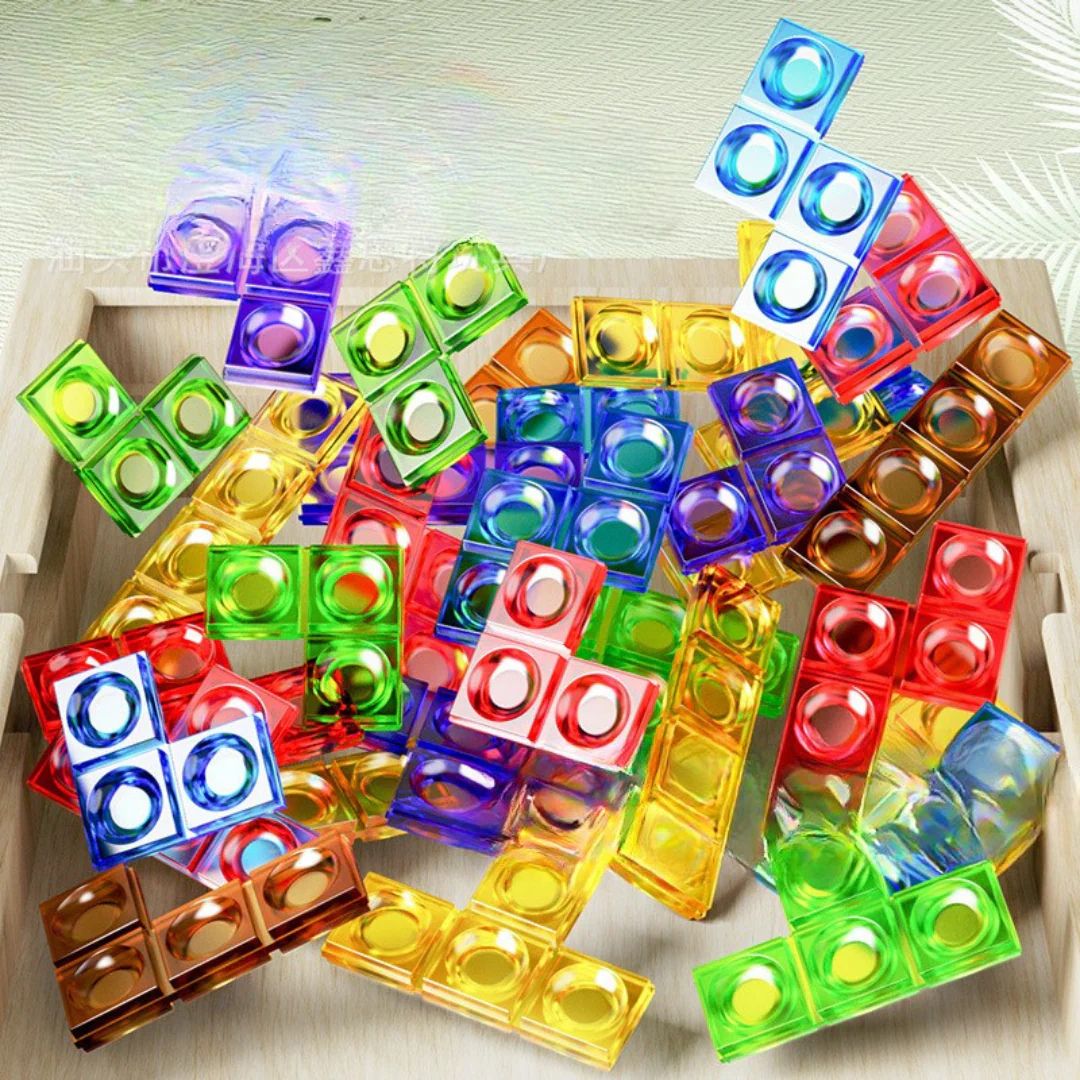 Educational Wooden Tetris Game