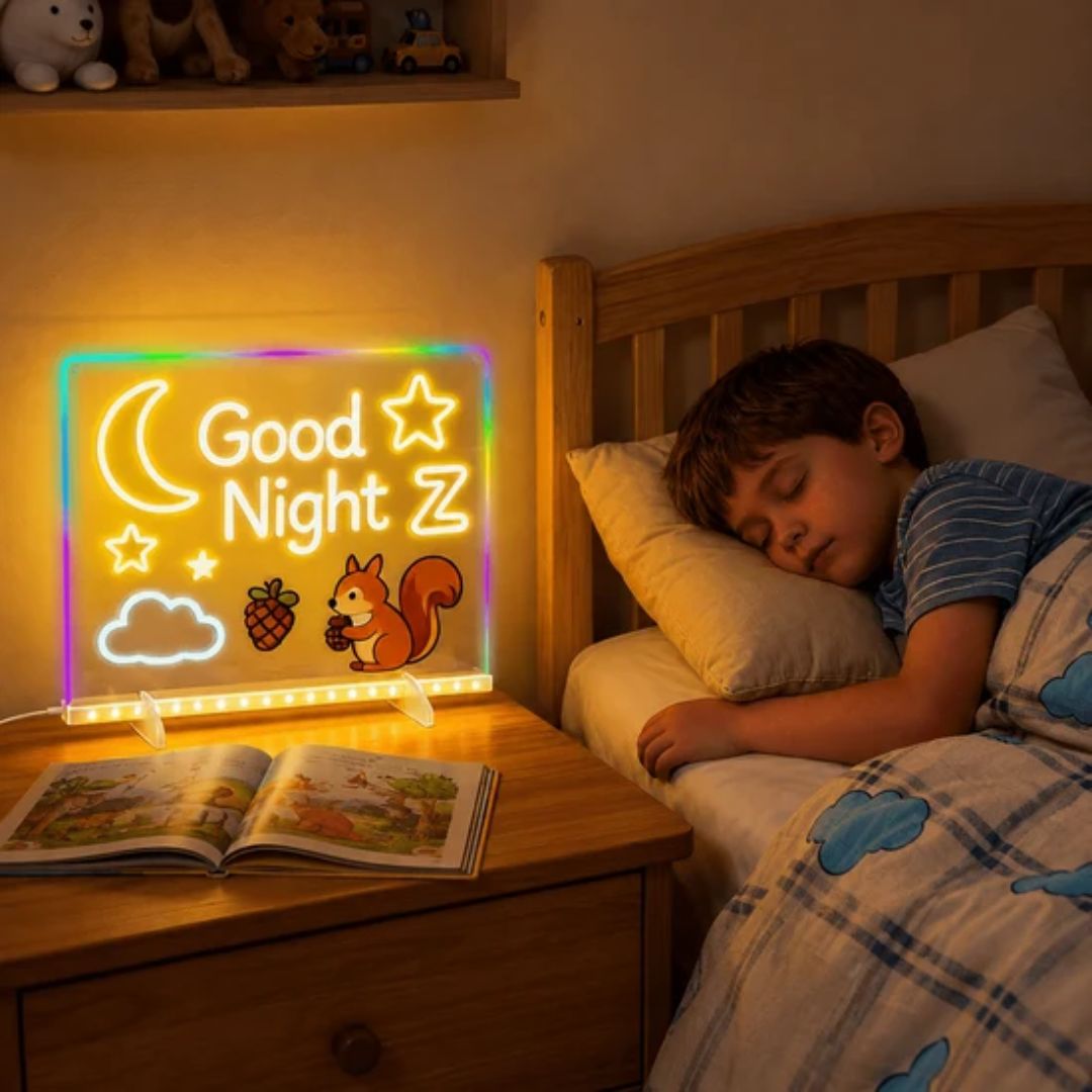 DoodleGlow - Light-Up Drawing Board for Kids