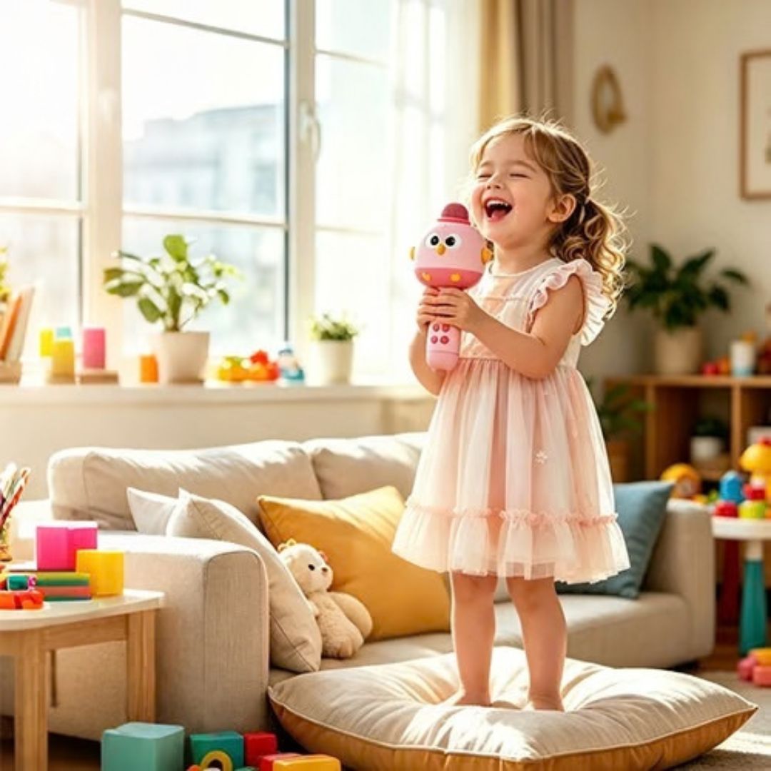 CluckyMic - Musical Microphone Toy for Kids