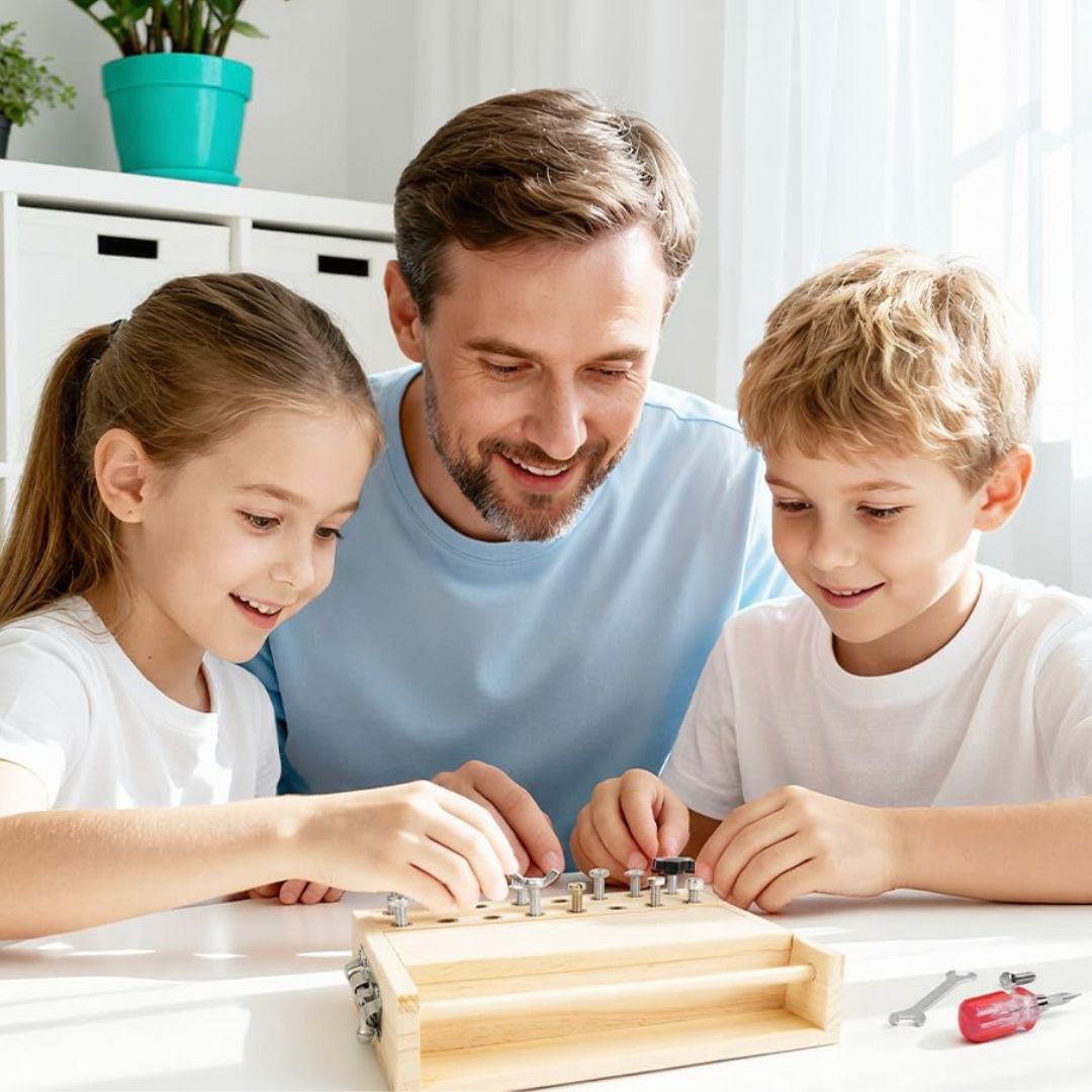 ToolMaster - Montessori Lock & Screw Activity Board