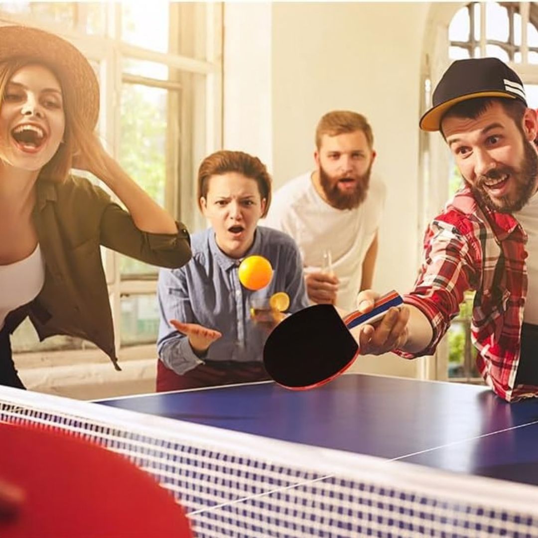 PaddlePop - Portable Retractable Net Game Set