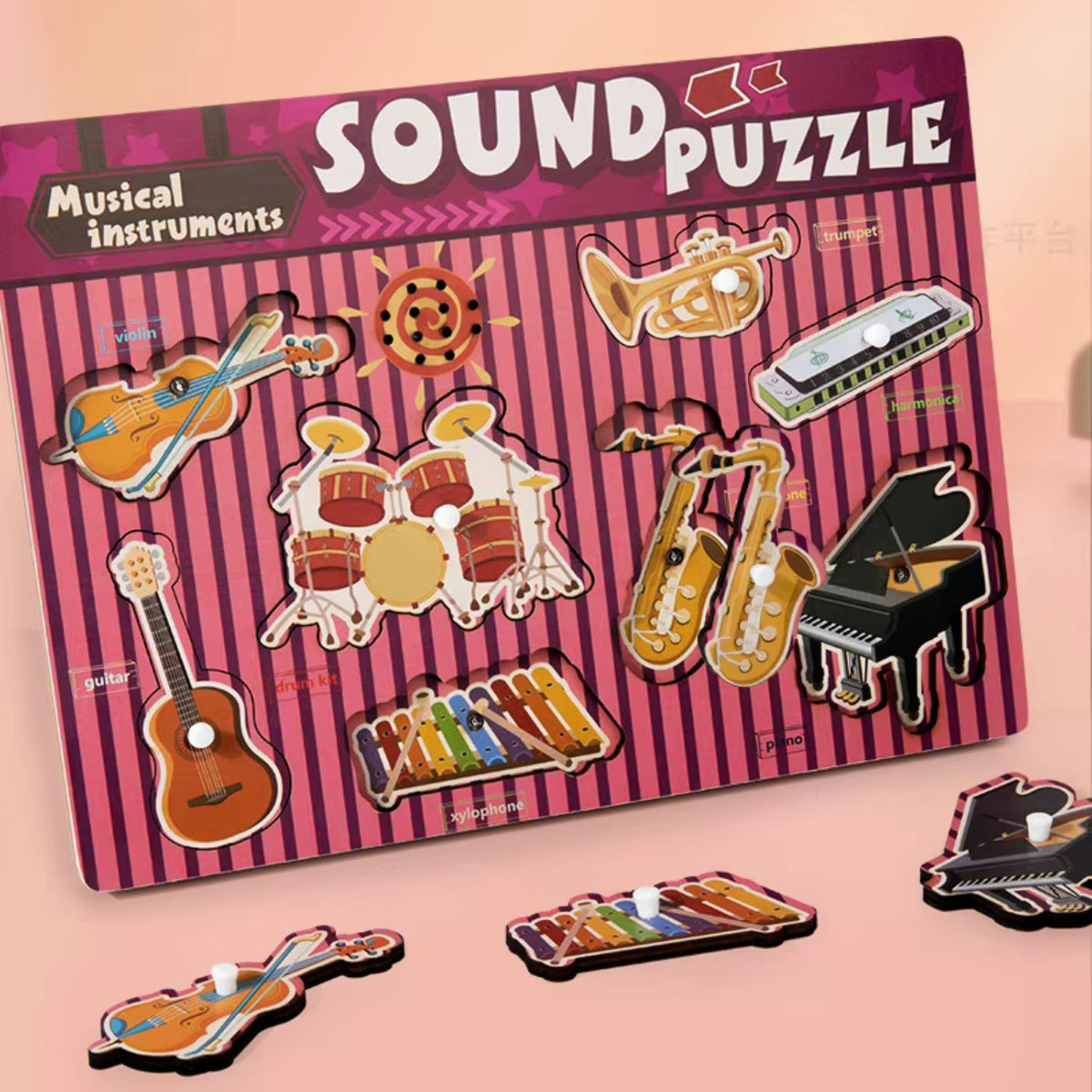SoundMatch - Interactive Wooden Sound Puzzle