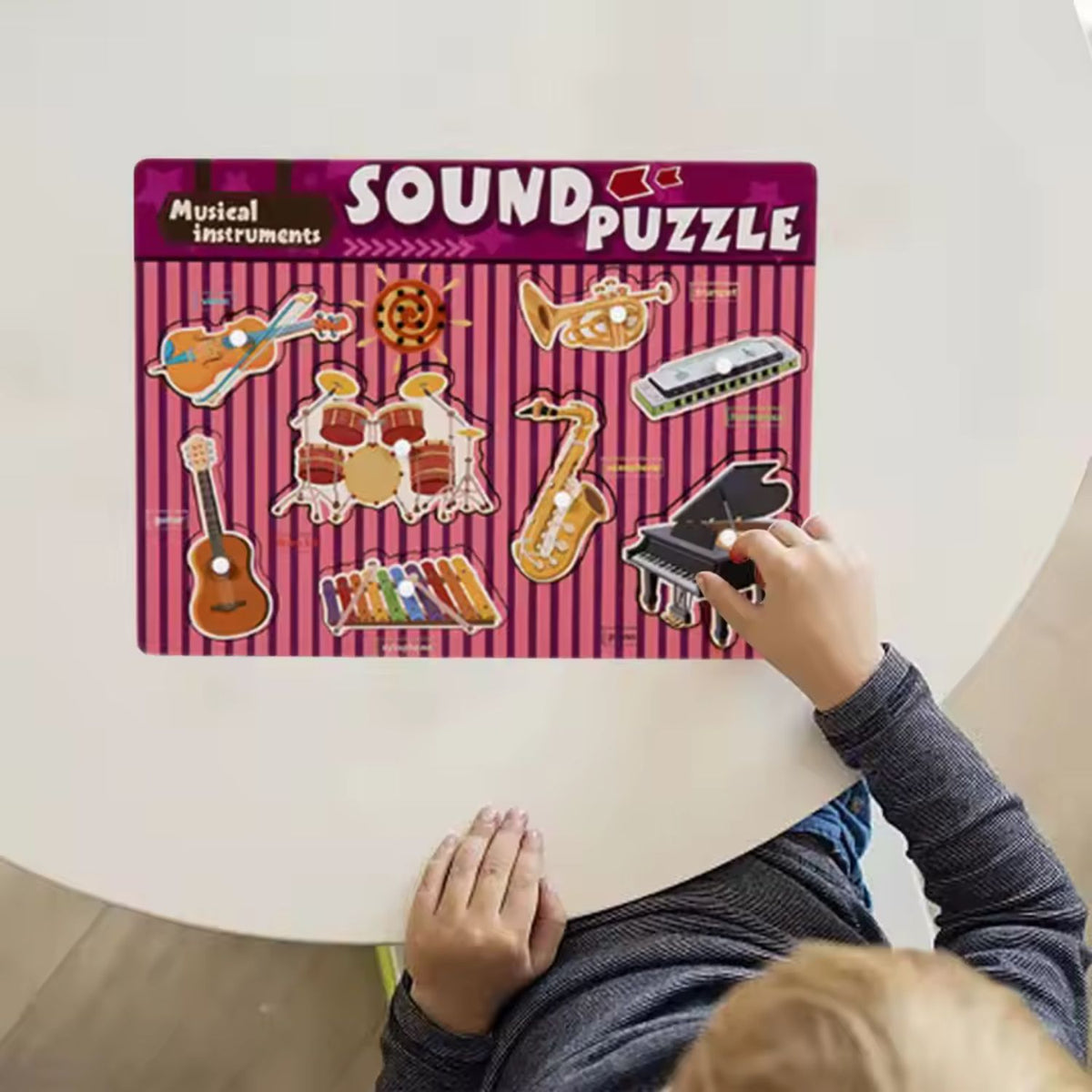SoundMatch - Interactive Wooden Sound Puzzle