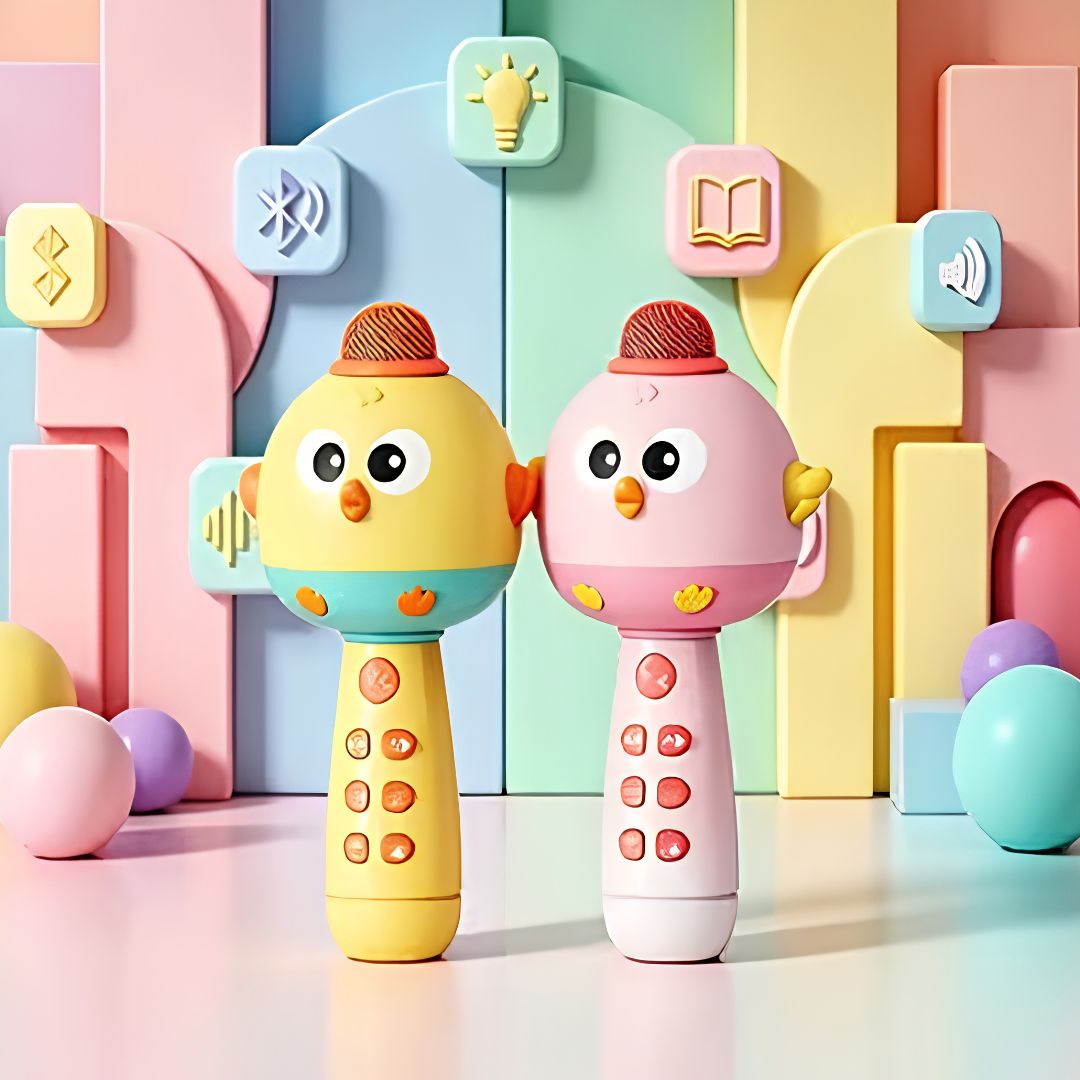 CluckyMic - Musical Microphone Toy for Kids