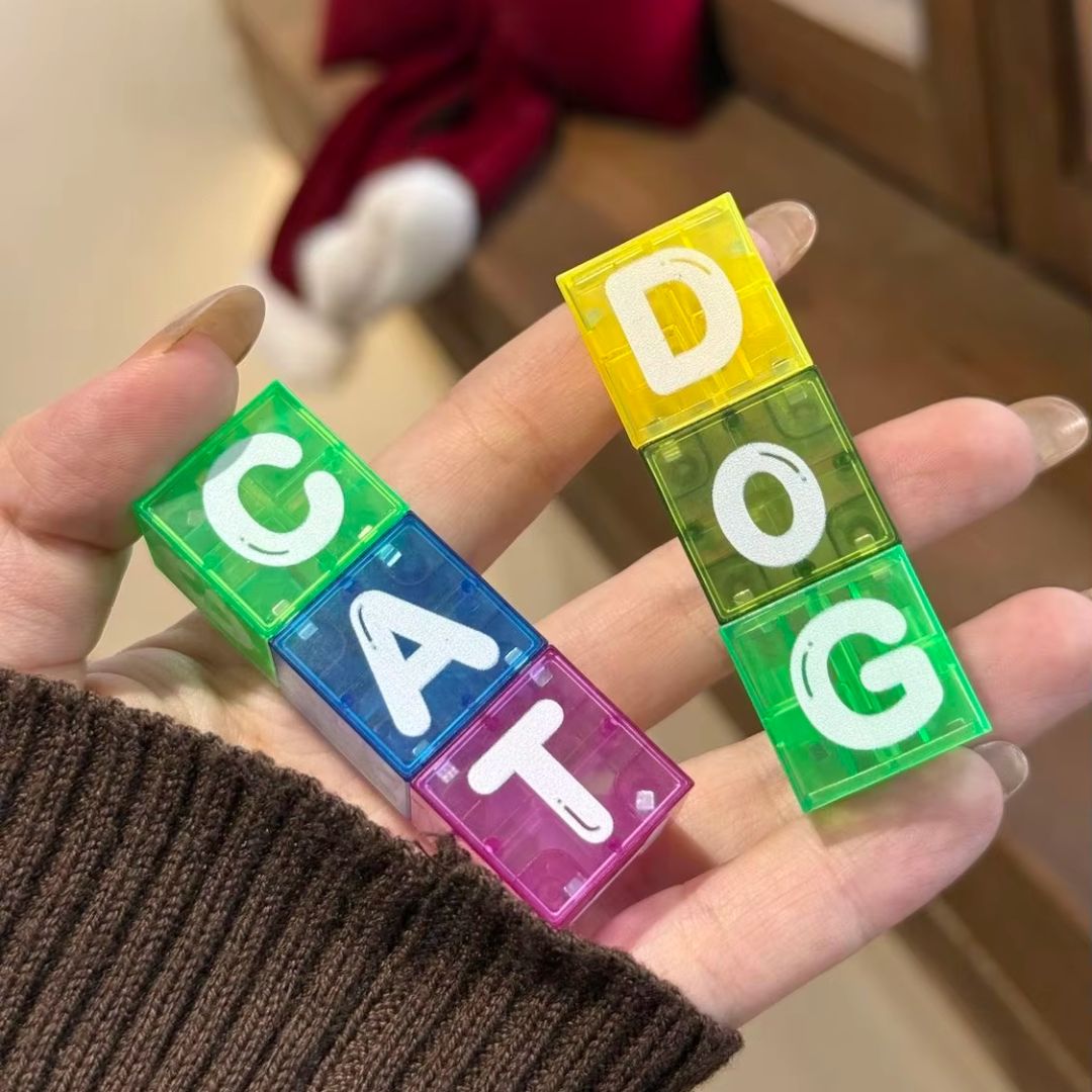 LearnCubes - Magnetic Letters & Numbers Kids Learning Set