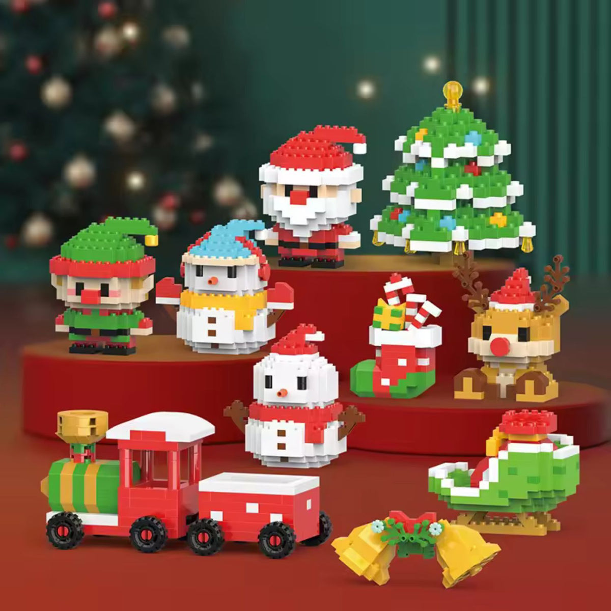 MerryBuilders - Christmas Building Block Figures
