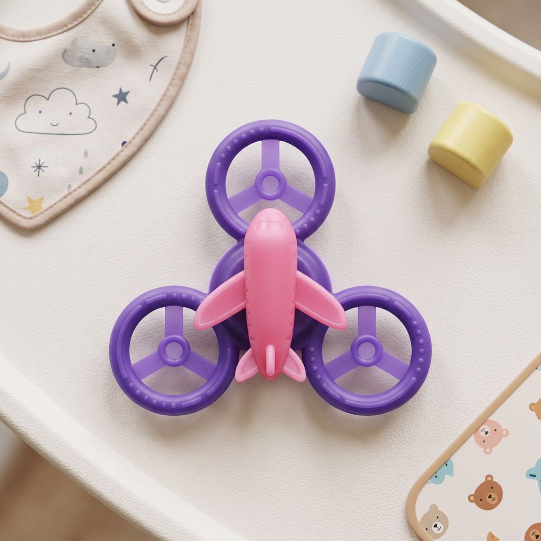 SuctionFly - Spinning Aeroplane Suction Toy
