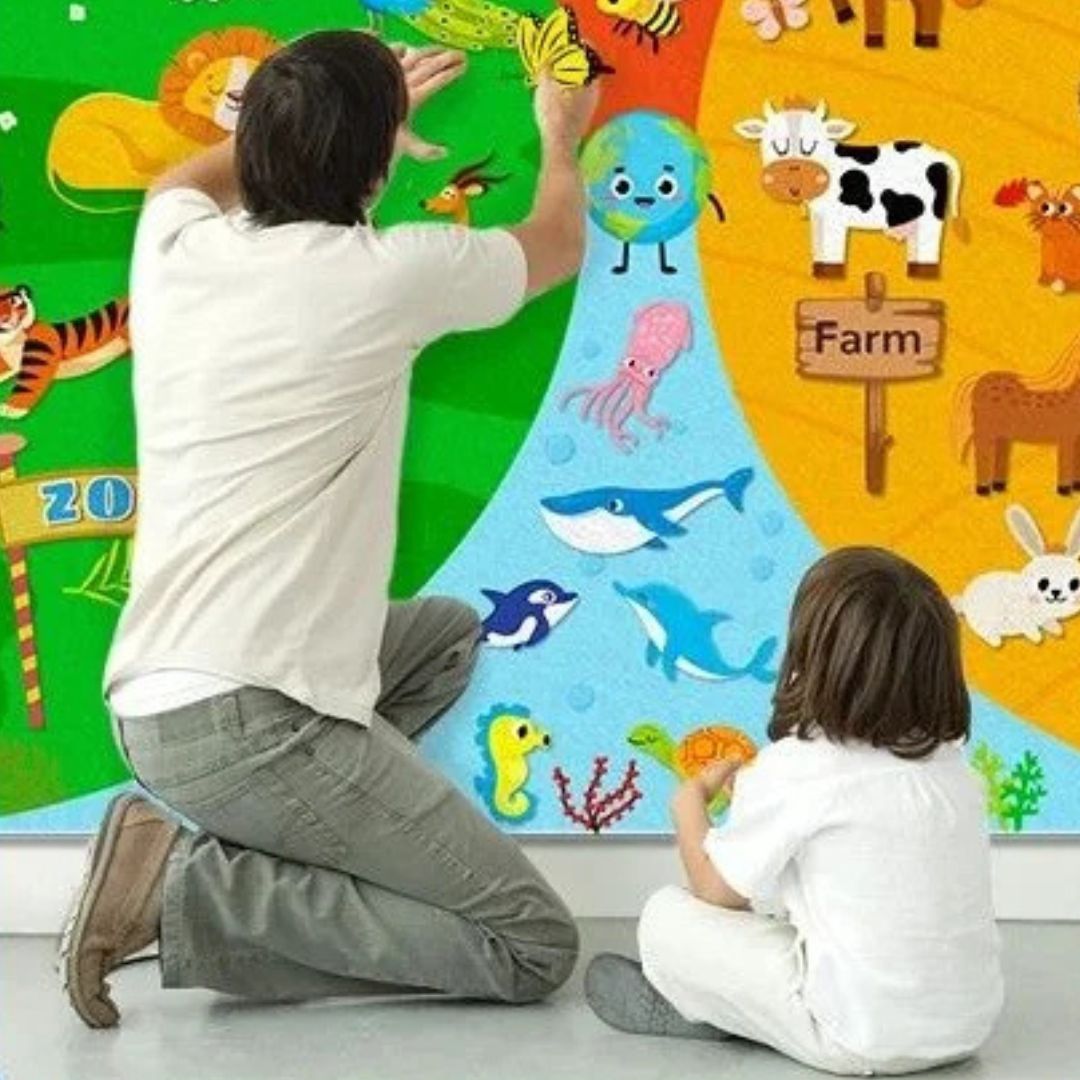 FeltBuddies - Interactive Felt Learning Board